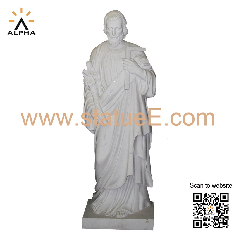 Marble Joseph statue